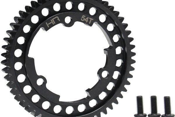 Hot Racing HRAERVT54M01  Steel Spur Gear 54 Tooth, Mod 1, for Traxxas E Revo 2, X-Max