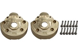 Hot Racing Heavy Brass Outer Portal Drive Housing, for Gen 8