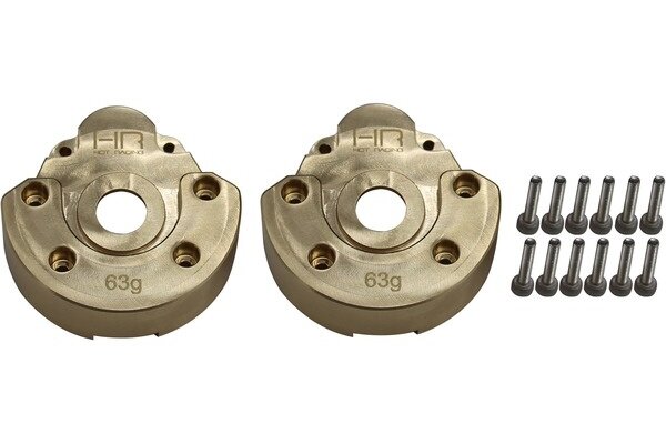 Hot Racing Heavy Brass Outer Portal Drive Housing, for Gen 8