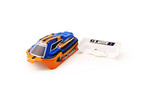 CARISMA GT24B Painted and Decorated Buggy Body: Orange / Blue