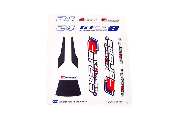 CARISMA GT24B Buggy Sticker Sheet