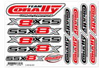Corally (Team Corally) Decal sheet SSX-8X