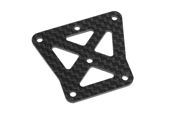 Corally (Team Corally) Front Upper Steering Deck - Graphite 2mm - 1 pc: SBX410