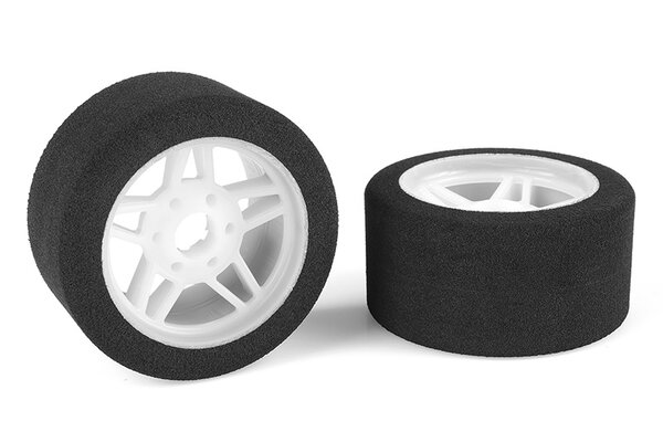 Corally (Team Corally) Attack Foam Tires - 1/8 Circuit - 32 Shore - Front -