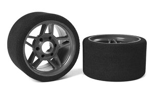Corally (Team Corally) COR14713-32 Attack Foam Tires - 1/8 SSX-8 - 32 Shore - Front - 65mm -