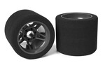 Corally (Team Corally) Attack Foam Tires - 1/8 SSX-8 - 32 Shore - Rear - 72mm -
