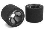 Corally (Team Corally) Attack Foam Tires - 1/12 Circuit - 30 Shore Pink - Rear