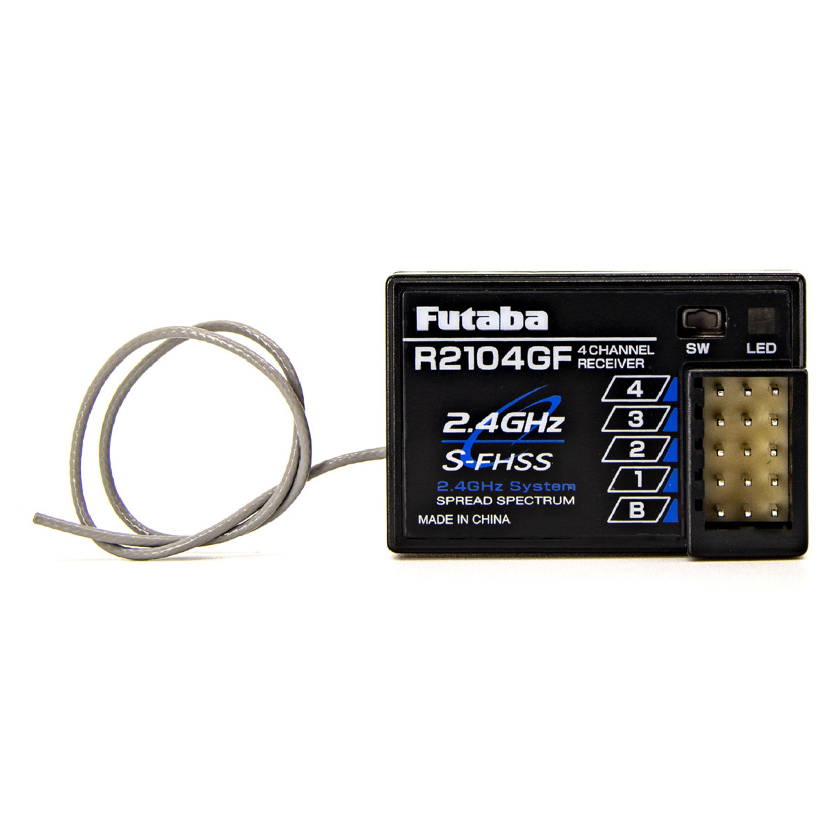 Futaba FUT01102199-3  R2104GF 2.4GHz S-FHSS 4-Channel High Voltage