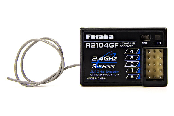 Futaba FUT01102199-3  R2104GF 2.4GHz S-FHSS 4-Channel High Voltage
