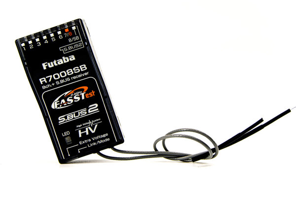 Futaba R7008SB 2.4GHz FASST 8-Channel High Voltage Receiver
