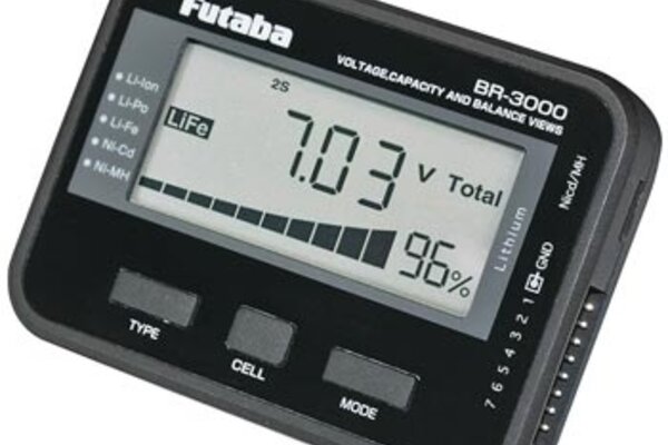 Futaba BR-3000 Battery/Balance Checker for LiFe LiPo NiCd and