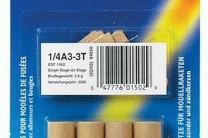 Estes Rockets EST1502  1/4A3-3T Model Rocket Engines (4pk)