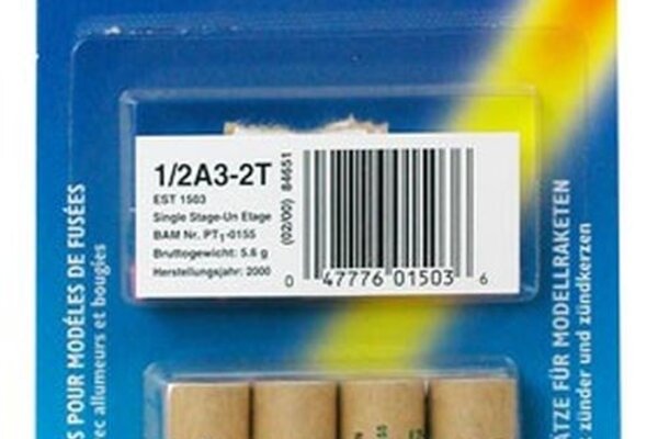 Estes Rockets EST1503  1/2A3-2T Model Rocket Engines (4pk)