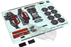 HPI Racing Q32 Trophy Truggy Body Clear