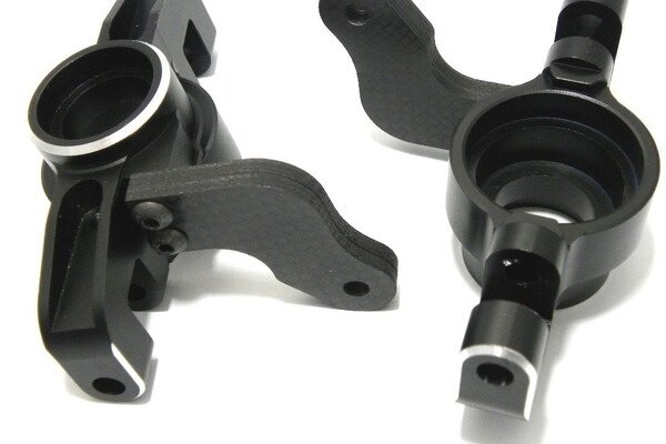 Hot Racing Alum Steering Knuckle w/ Graphite Arm: 5ive