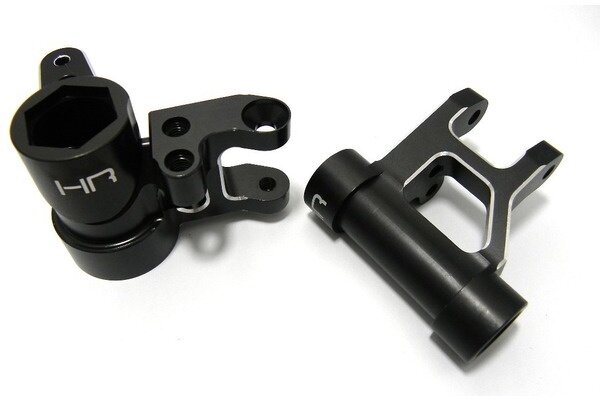 Hot Racing Black Aluminum Steering Servo Saver Bell Crank, for Losi 5iv