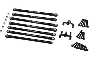 Hot Racing Aluminum 4 Link Conversion Set w/ Mount, for HPI FJ