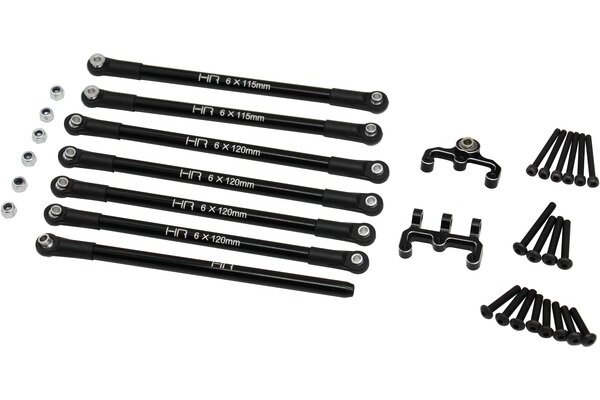 Hot Racing Aluminum 4 Link Conversion Set w/ Mount, for HPI FJ