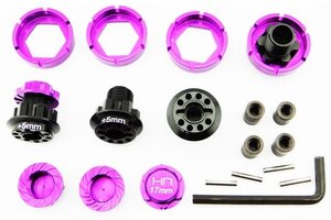 Hot Racing HRAHSF10X07  17mm Savage Flux Warlock Wheel Adapter, Wide Hex