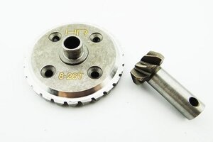 Hot Racing Hardened Steel Spiral Cut Ring and Pinion Gear, Savage