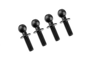 Corally (Team Corally) Ball End Dia. 4.8mm - Thread 8mm - Steel - 4 pcs: SBX410