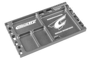 Corally (Team Corally) CNC Aluminum Multi-Purpose Ultra Parts Tray; Titanium