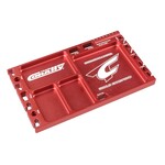 Corally (Team Corally) CNC Aluminum Multi-Purpose Ultra Parts Tray; Red