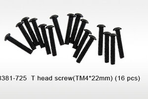 DHK Hobby T Head Hex Screws (4x22mm) (16) DHK Hobby T Head Hex Screws (4x22mm) (16)