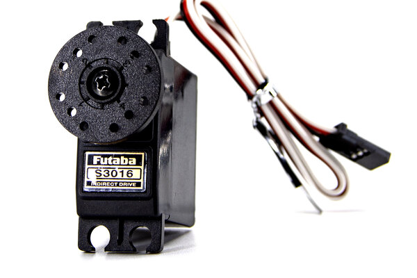 Futaba S3016 Mini Ball Bearing Metal Gear Servo .2sec/58.3oz @ 6V