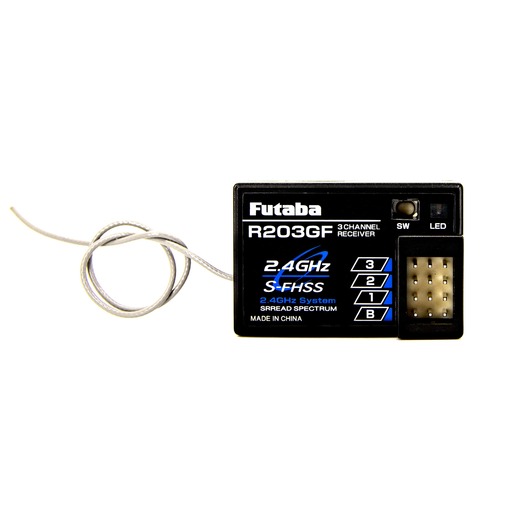 Futaba FUT01102237-3   R203GF 2.4GHz S-FHSS 3-Channel Receiver