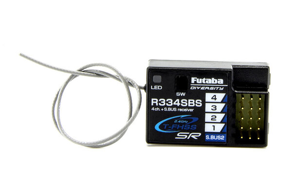 Futaba R334SBS 2.4GHz T-FHSS 4-Channel SR S.Bus Receiver