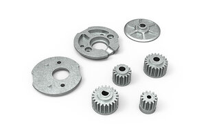 Gmade GR01 Motor Plate & Gear Set: GOM