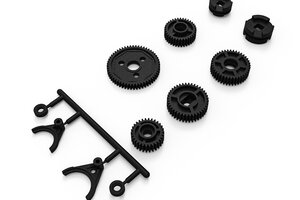 Gmade GR01 Transmission & Transfer Case Gear Set: GOM