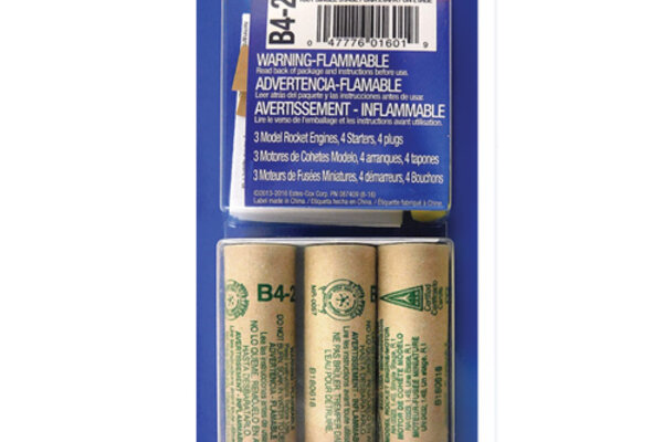 Estes Rockets EST1601  B4-2 Model Rocket Engines (3pk)