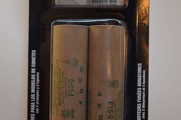 Estes Rockets EST1652  F15-6 29mm Model Rocket Engines (2pk)