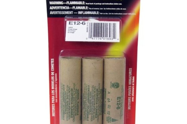 Estes Rockets EST1693  E12-6 Model Rocket Engines (3pk)
