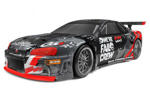 HPI Racing E10 Drift Fail Crew Nissan Skyline R34 GT-R Assembled