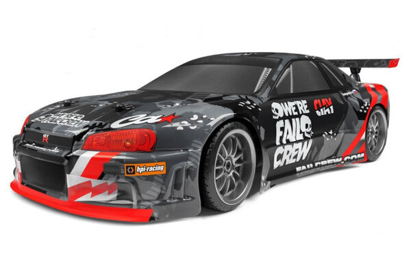 HPI Racing E10 Drift Fail Crew Nissan Skyline R34 GT-R Assembled