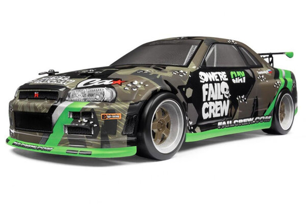 HPI Racing Micro RS4 Drift Fail Crew Nissan Skyline R34 GT-R