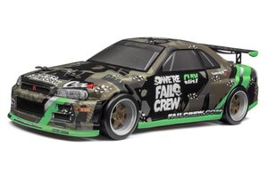 HPI Racing Fail Crew Nissan Skyline R34 GT-R Body (150mm)