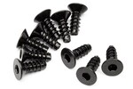 HPI Racing Tp. Flat Head Screw M3X8mm (Hex Socket/10pcs)