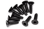 HPI Racing Tp. Flat Head Screw M3X10mm (Hex Socket/10pcs)