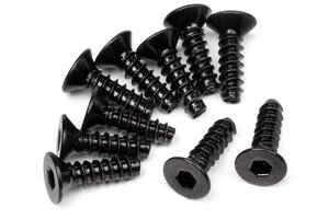 HPI Racing Tp. Flat Head Screw M3X10mm (Hex Socket/10pcs) HPI Racing Tp. Flat Head Screw M3X10mm (Hex Socket/10pcs)