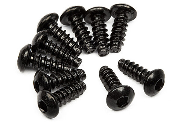 HPI Racing Tp. Button Head Screw M3X8mm (Hex Socket/10pcs)
