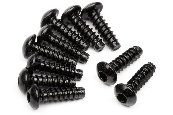 HPI Racing Tp. Button Head Screw M3X12mm (Hex Socket/10pcs)
