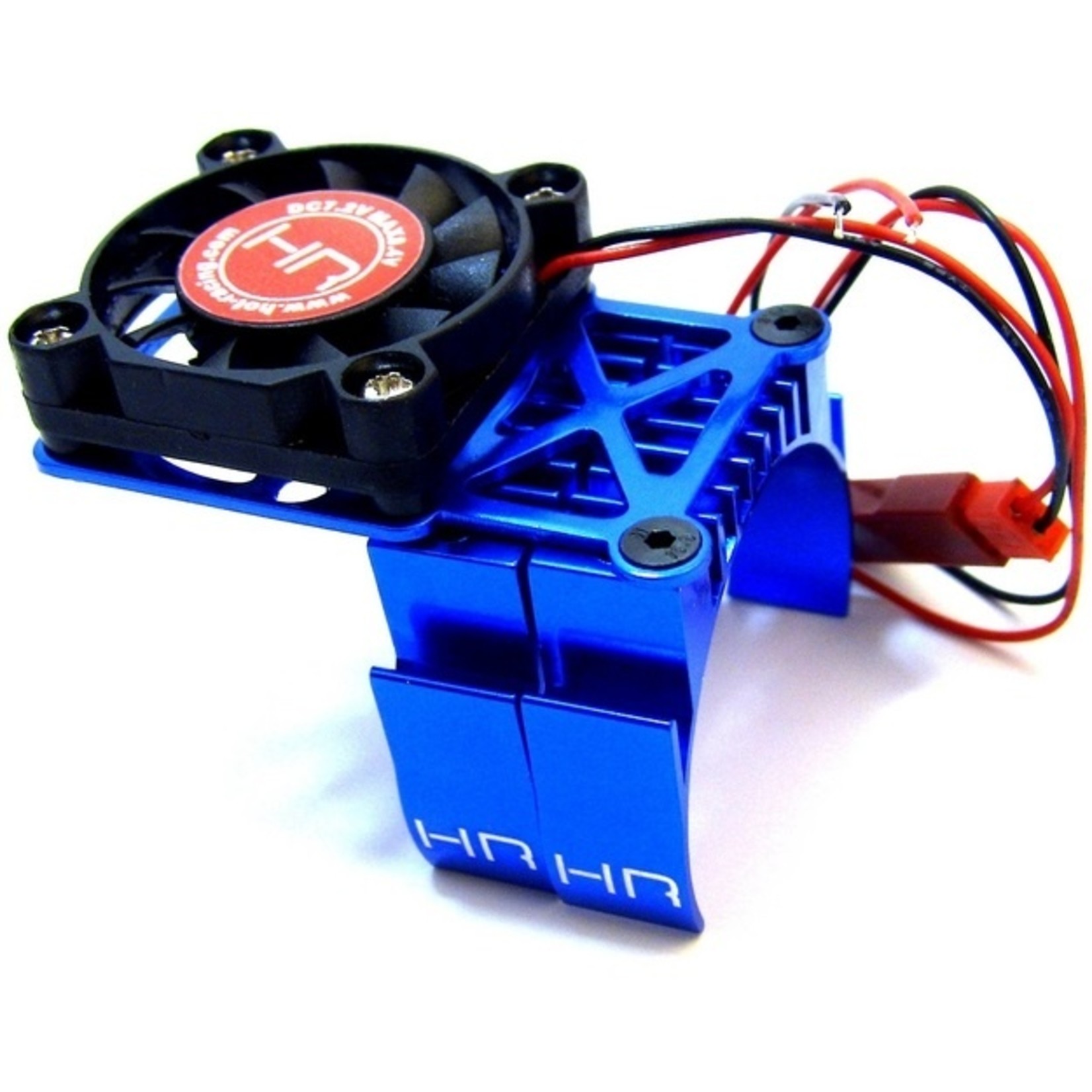 Hot Racing Blue Multi Mount Fan, Heat Sink, 36mm Motors