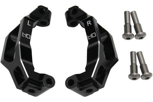 Hot Racing Aluminum Caster Blocks C-Hubs, for Traxxas Maxx