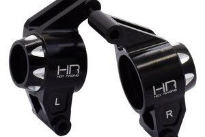 Hot Racing Aluminum Rear Hubs Stub Axle C Carriers, for Traxxas Maxx
