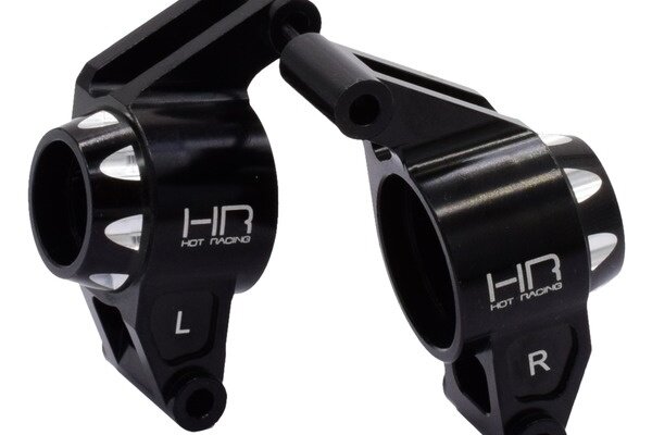 Hot Racing Aluminum Rear Hubs Stub Axle C Carriers, for Traxxas Maxx