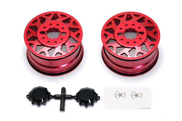 CEN Racing American Force H01 CONTRA Wheel (Red, with Black Cap)